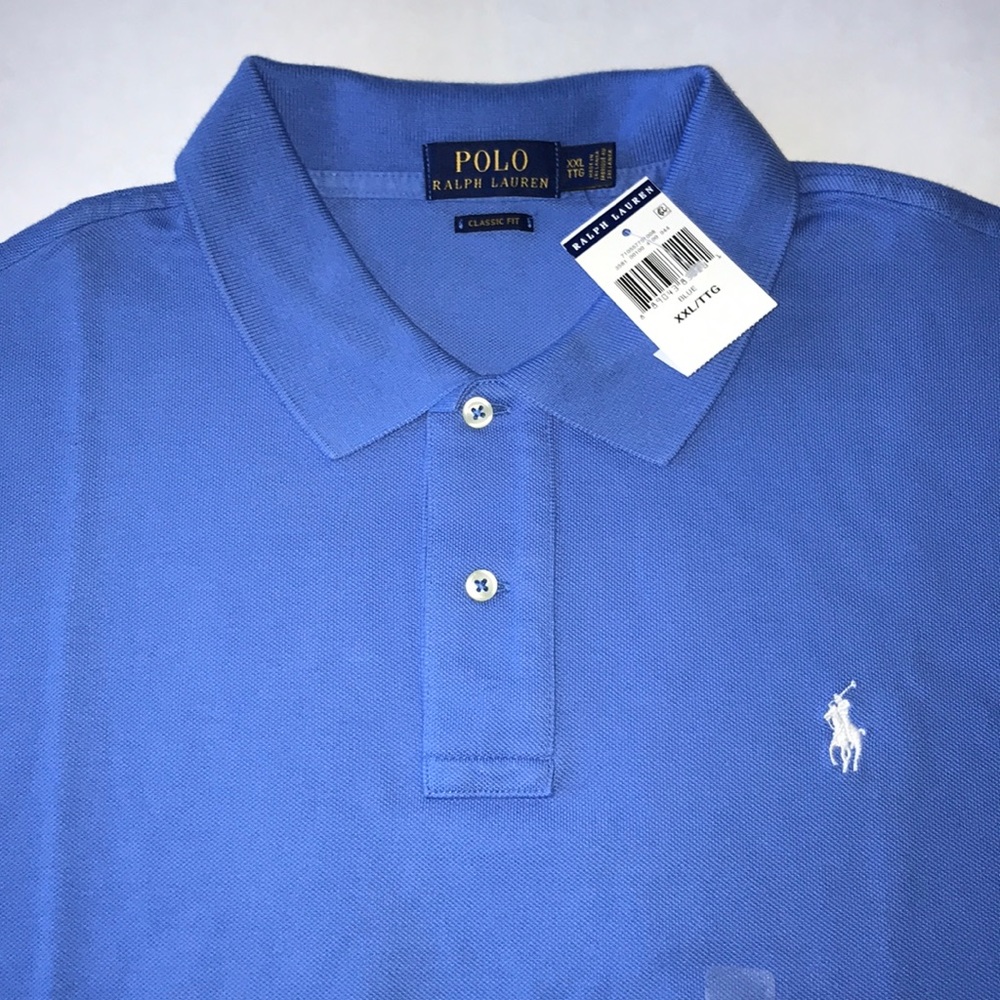 NEW MEN POLO RALPH LAUREN MESH POLO SHIRT SIZE XXL